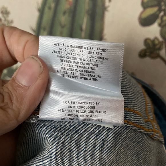 Pilcro & the Letterpress for Anthropologie Denim Mini Skirt - Picture 9 of 9